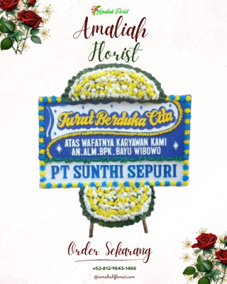 Papan Bunga Duka di Kairatu Barat